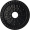 Ekena Millwork Warsaw Ceiling Medallion (Fits Canopies up to 3 1/2"), 18"OD x 3 1/2"ID x 1 3/8"P, Steel Gray CM18WASGS - alternate 1